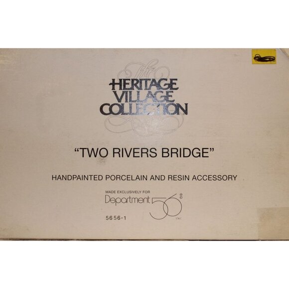 Dept 56 Heritage Collection - Two Rivers Bridge - Picture 5 of 5